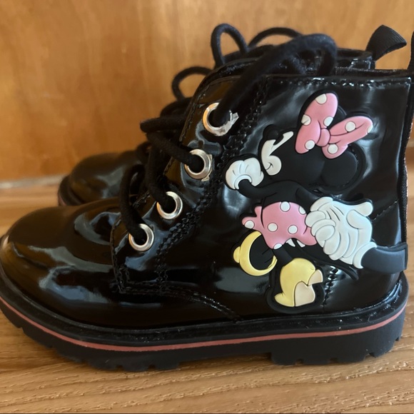 Zara Minnie Mouse Combat Boots - Picture 3 of 3